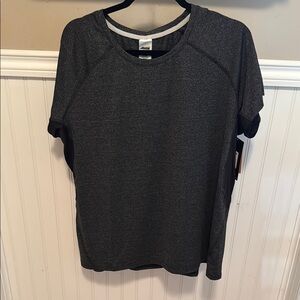 Avia Gray Short Sleeve Tee Classic Comfort